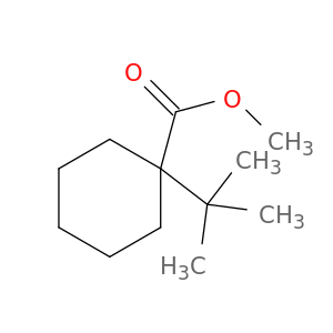 Cyclohexanecarboxylic acid, 1-(1,1-dimethylethyl)-, methyl ester