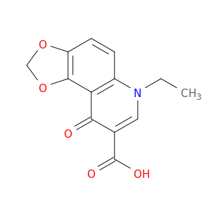 1,3-Dioxolo[4,5-f]quinoline-8-carboxylic acid, 6-ethyl-6,9-dihydro-9-oxo-