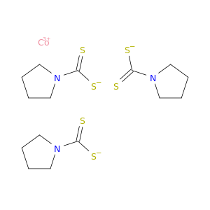 Cobalt,tris(1-pyrrolidinecarbodithioato-kS1,kS1')-, (OC-6-11)-