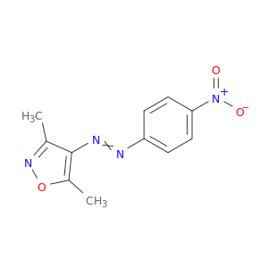 Isoxazole, 3,5-dimethyl-4-[(4-nitrophenyl)azo]-