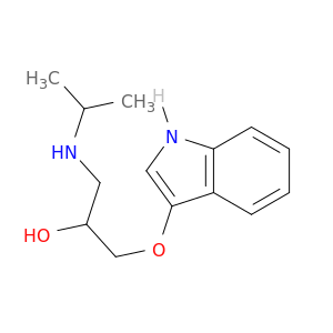 2-Propanol, 1-[(1H-indol-3-yl)oxy]-3-[(1-methylethyl)amino]-