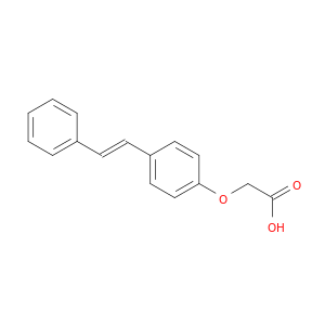 Acetic acid, [4-[(1E)-2-phenylethenyl]phenoxy]-