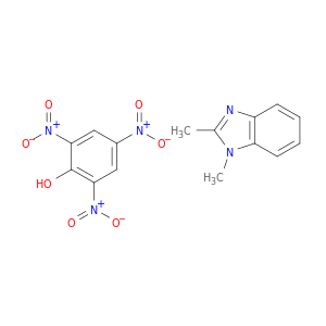 1H-Benzimidazole, 1,2-dimethyl-, compd. with 2,4,6-trinitrophenol (1:1)