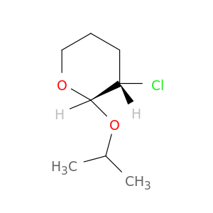 2H-Pyran, 3-chlorotetrahydro-2-(1-methylethoxy)-, cis-