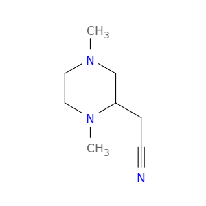 2-(1,4-dimethylpiperazin-2-yl)acetonitrile