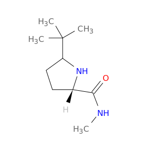 2-Pyrrolidinecarboxamide, 5-(1,1-dimethylethyl)-N-methyl-, (2S)-