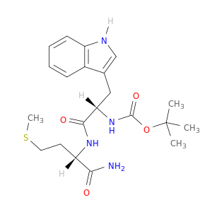 L-Methioninamide, N-[(1,1-dimethylethoxy)carbonyl]-L-tryptophyl-