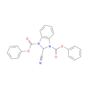 1H-Benzimidazole-1,3(2H)-dicarboxylic acid, 2-cyano-, diphenyl ester