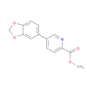 5-(苯并[d][1,3]二氧杂环戊烯-5-基)吡啶甲酸甲酯