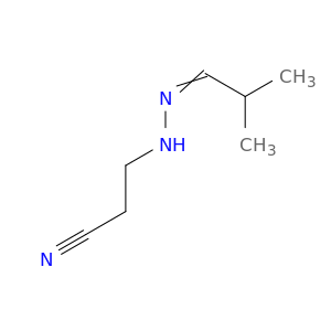 Propanenitrile, 3-[(2-methylpropylidene)hydrazino]-