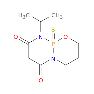 2H-[1,3,2]Diazaphosphorino[2,1-b][1,3,2]oxazaphosphorine-6,8(7H,9H)-dione, dihydro-9-(1-methylethyl)-, 10-sulfide