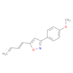 Isoxazole, 5-(1E)-1,3-butadienyl-3-(4-methoxyphenyl)-