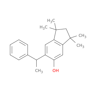 2,3-二氢-1,1,3,3-四甲基-6-(1-苯基乙基)-1H-Inden-5-OL