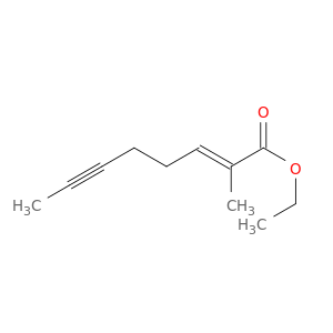 2-Octen-6-ynoic acid, 2-methyl-, ethyl ester, (E)-