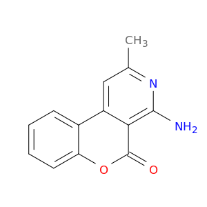 5H-[1]Benzopyrano[3,4-c]pyridin-5-one, 4-amino-2-methyl-