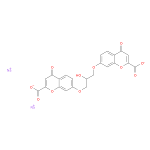 disodium 7-[3-(2-carboxylato-4-oxo-chromen-7-yl)oxy-2-hydroxy-propoxy]-4-oxo-chromene-2-carboxylate