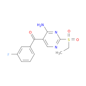 Methanone, [4-amino-2-(ethylsulfonyl)-5-pyrimidinyl](3-fluorophenyl)-