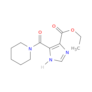 1H-Imidazole-4-carboxylic acid, 5-(1-piperidinylcarbonyl)-, ethyl ester