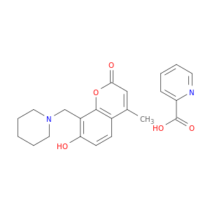 7-HYDROXY-4-METHYL-8-(PIPERIDIN-1-YLMETHYL)COUMARIN PICOLINATE