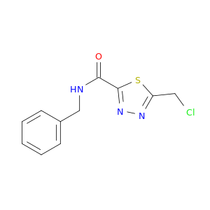 N-Benzyl-5-(chloromethyl)-1,3,4-thiadiazole-2-carboxamide