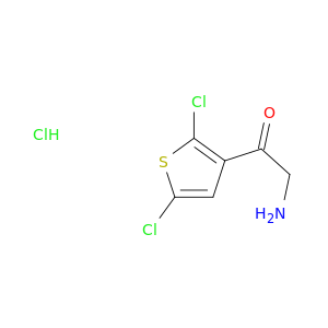 Ethanone, 2-amino-1-(2,5-dichloro-3-thienyl)-, hydrochloride
