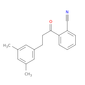 2-[3-(3,5-二甲基苯基)-1-氧丙基]苄腈