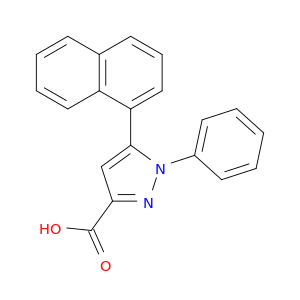 5-Naphthalen-1-yl-1-phenyl-1H-pyrazole-3-carboxylic acid