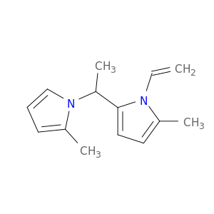 1H-Pyrrole, 1-ethenyl-2-methyl-5-[1-(2-methyl-1H-pyrrol-1-yl)ethyl]-