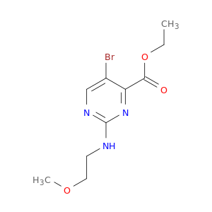 Ethyl 5-bromo-2-((2-methoxyethyl)amino)pyrimidine-4-carboxylate