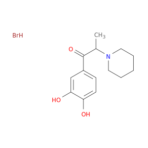 1-Propanone,1-(3,4-dihydroxyphenyl)-2-(1-piperidinyl)-, hydrobromide (1:1)