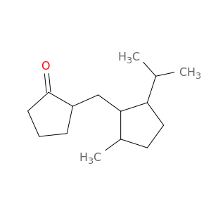 Cyclopentanone, 2-[[2-methyl-5-(1-methylethyl)cyclopentyl]methyl]-
