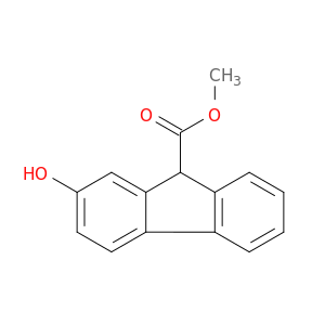 9H-Fluorene-9-carboxylic acid, 2-hydroxy-, methyl ester