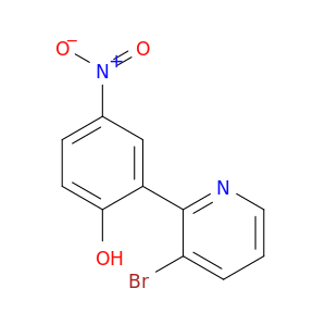 Phenol, 2-(3-bromo-2-pyridinyl)-4-nitro-