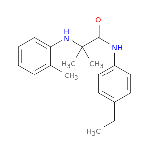Propanamide, N-(4-ethylphenyl)-2-methyl-2-[(2-methylphenyl)amino]-