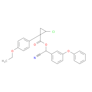 [cyano-(3-phenoxyphenyl)methyl] 2-chloro-1-(4-ethoxyphenyl)cyclopropane-1-carboxylate