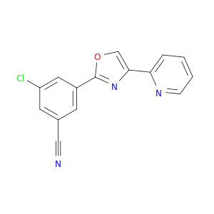 Benzonitrile, 3-chloro-5-[4-(2-pyridinyl)-2-oxazolyl]-