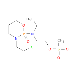 2-{[3-(2-chloroethyl)-2-oxido-1,3,2-oxazaphosphinan-2-yl](ethyl)amino}ethyl methanesulfonate