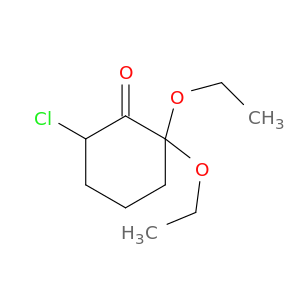 Cyclohexanone, 6-chloro-2,2-diethoxy-