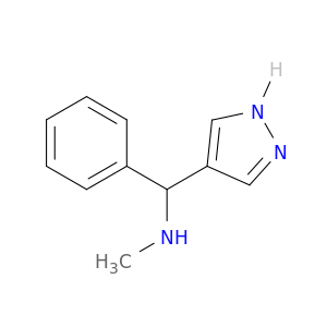 N-Methyl-1-phenyl-1-(1H-pyrazol-4-yl)methanamine