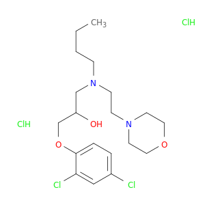 1-{butyl[2-(morpholin-4-yl)ethyl]amino}-3-(2,4-dichlorophenoxy)propan-2-ol dihydrochloride