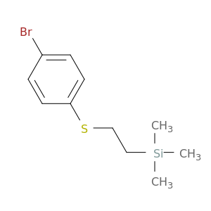 Silane, [2-[(4-bromophenyl)thio]ethyl]trimethyl-