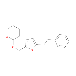 2H-Pyran, tetrahydro-2-[[5-(2-phenylethyl)-2-furanyl]methoxy]-
