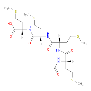 L-Methionine, N-[N-[N-(N-formyl-L-methionyl)-L-methionyl]-L-methionyl]-