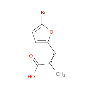 3-(5-溴呋喃-2-基)-2-甲基丙-2-烯酸