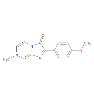 Imidazo[1,2-a]pyrazin-3(7H)-one, 2-(4-methoxyphenyl)-7-methyl-