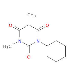 2,4,6(1H,3H,5H)-Pyrimidinetrione, 1-cyclohexyl-3,5-dimethyl-