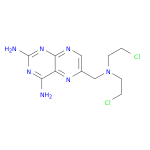 6-{[bis(2-chloroethyl)amino]methyl}pteridine-2,4-diamine
