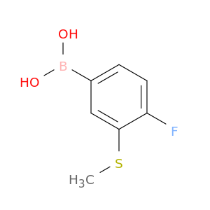 (4-氟-3-(甲硫基)苯基)硼酸