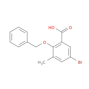 5-溴-3-甲基-2-苄氧基苯甲酸