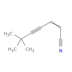2-Hepten-4-ynenitrile, 6,6-dimethyl-
